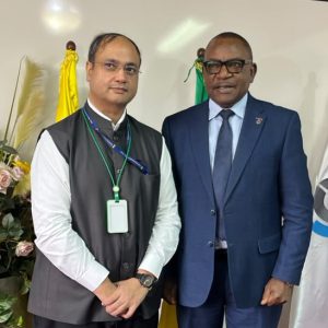 Audience accordée par Monsieur le Directeur Général des Douanes à BALAGOPALAN Krishnan